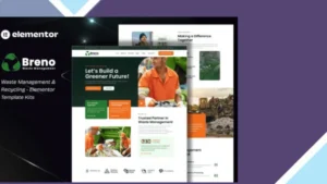 Breno - Waste Management and Recycling Elementor Template Kits