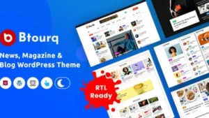 Btourq - WordPress News Magazine Theme