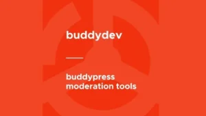 BuddyPress Moderation Tools