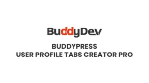 BuddyPress User Profile Tabs Creator Pro