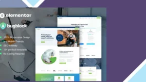 BugBlock - Pest Control Service Elementor Template Kit