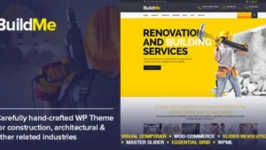 BuildMe - Construction and Architectural WP Theme