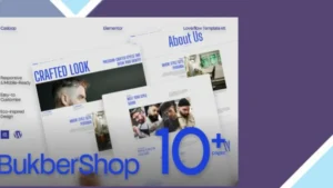 Bukber - Clean Modern Salon and Barbershop Elementor Template Kit
