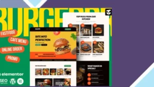 Burgerr - Fast Food Restaurant Template Kit