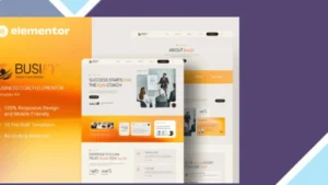 Busify - Business Coach Elementor Template Kit