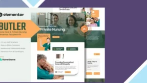 Butler - Home Care and Private Nursing Elementor Template Kit