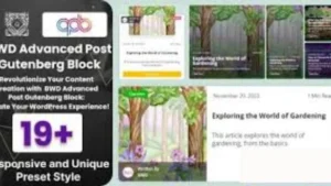 BWD Advanced Blog Post Block Plugin For Gutenberg