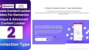 BWD Private Content Locker For Elementor