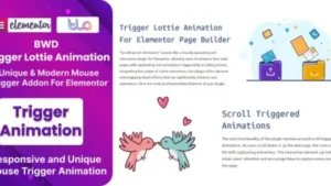 BWD Trigger Lottie Animation for Elementor