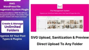 BWD WordPress File Management System
