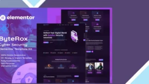 ByteRox - Cyber Security Elementor Template Kit