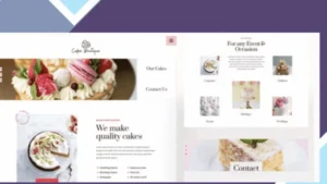 Cake Boutique - Cake Elementor Template Kit