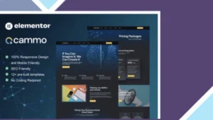 Cammo - Creative Agency Services Elementor Template Kit