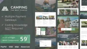 Camping Village WordPress Theme