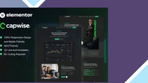CapWise - Trading and Investment Elementor Pro Template Kit