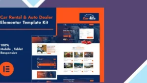 CarAlfa - Car Rental and Dealer Elementor Pro Template Kit