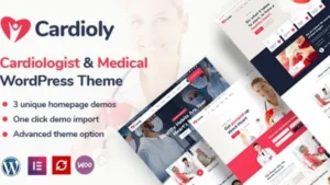 Cardioly - Cardiologist and Medical WordPress Theme