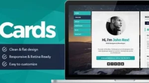 Cards - Resume and Portfolio WordPress Theme