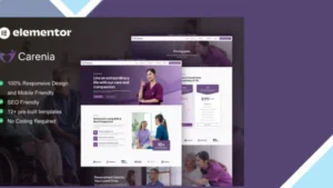 Carenia - Home Care and Private Nursing Services Elementor Template Kit