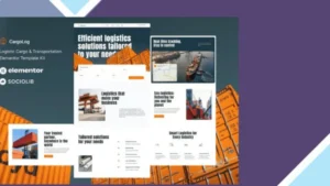 CargoLog - Logistic Cargo and Transportation Elementor Template Kit