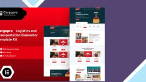 Cargopro - Logistics and Transportation Elementor Pro Template Kit