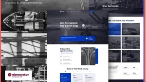 Cargox - Logistic & Transportation Elementor Pro Template Kit