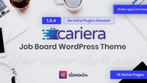 Cariera - Job Board WordPress Theme