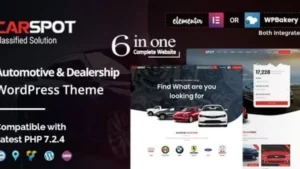 CarSpot Dealership Classified Theme