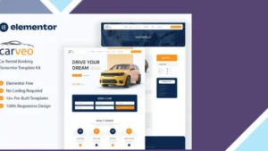 Carveo - Car Rental Elementor Template Kit