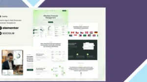 Cashly - Finance App and SaaS Showcase Elementor Template Kit