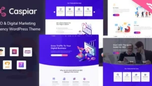 Caspiar - Digital Marketing and Agency WordPress Theme