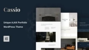 Cassio - Creative AJAX Elementor Theme