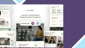 Cavamind - Mental Health and Therapy Elementor Template Kit