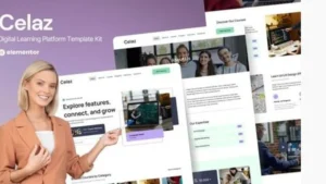 Celaz - Digital Learning Platform Website Elementor Kit