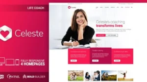 Celeste - Life Coach & Therapist WordPress Theme