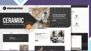 Ceramiic - Pottery and Ceramics Studio Elementor Template Kit