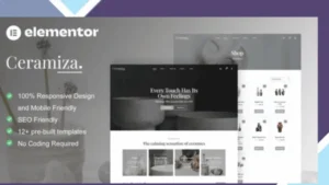 Ceramiza - Pottery and Ceramic Store Elementor Template Kit