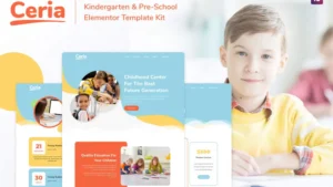 Ceria - Kindergarten & Pre-School Elementor Template Kit