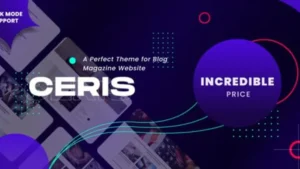 Ceris - Magazine and Blog WordPress Theme