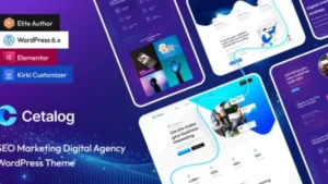 Cetalog - Marketing and SEO Agency WordPress Theme