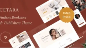 Cetara - Beautiful WordPress Theme for Authors