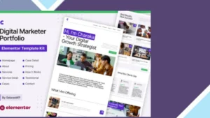 Charaka - Digital Marketer Portfolio Elementor Pro Template Kit