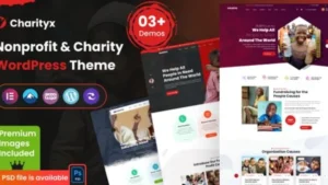Charityx - Charity and Nonprofit WordPress Theme