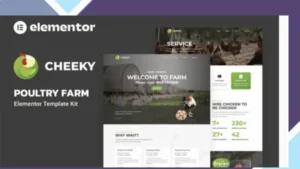 Cheeky - Poultry Farm Elementor Template Kit