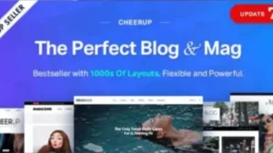 CheerUp Food Blog & Magazine Theme