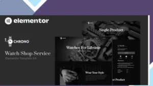 Chrono - Watch Service Elementor Template Kit