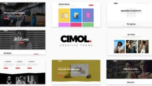 Cimol - Responsive One Page and Multi Page Portfolio