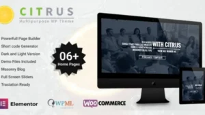 Citrus - One Page Multi-Purpose Theme