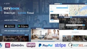 CityBook Directory and Listing Theme
