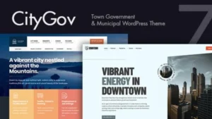 CityGov - City Government and Municipal WordPress Theme